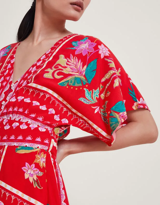 Women Sandie Print Dress Red Monsoon Dresses