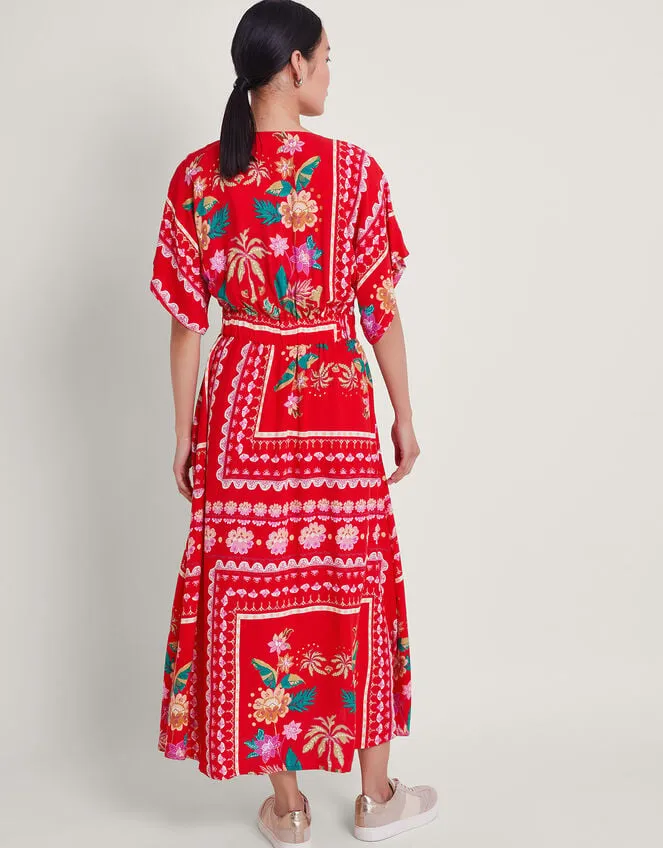 Women Sandie Print Dress Red Monsoon Dresses