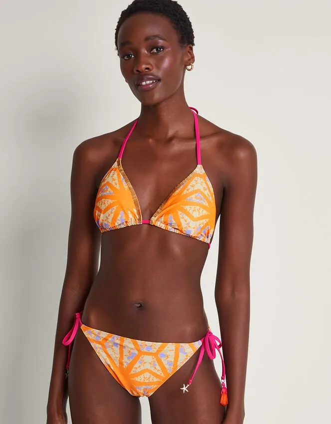 Women Santiago Bikini Bottoms Orange Monsoon Beachwear and Swimwear