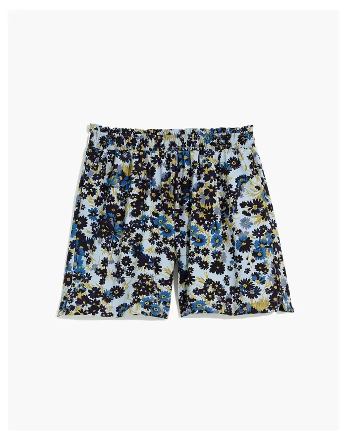 Women Second Wave Board Shorts In Daisy Reverie Dusty Pool Madewell Swim Women Second Wave Board Shorts In Daisy Reverie Dusty Pool Madewell Swim