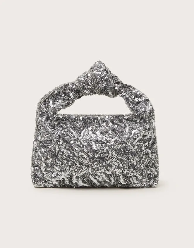 Women Sequin Knot Bag Monsoon Bags and Purses