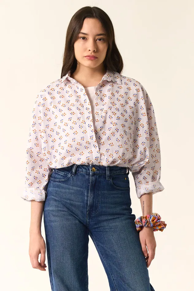 Women Shirt Vivette Brindille Chemise Coton Multicolore Des Petits Hauts Blouses Shirts and Tops Women Shirt Vivette Brindille Chemise Coton Multicolore Des Petits Hauts Blouses Shirts and Tops