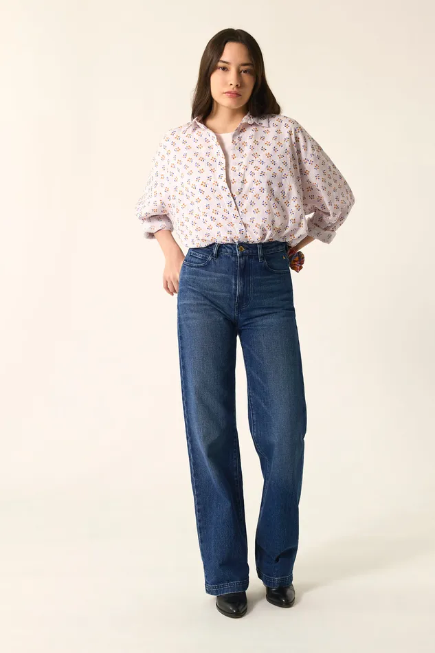 Women Shirt Vivette Brindille Chemise Coton Multicolore Des Petits Hauts Blouses Shirts and Tops