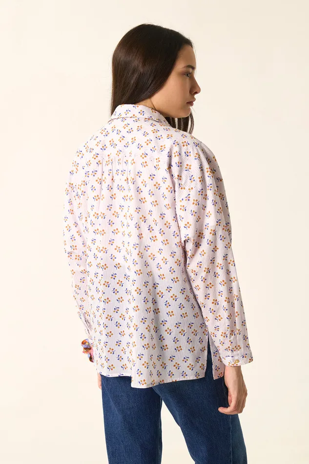 Women Shirt Vivette Brindille Chemise Coton Multicolore Des Petits Hauts Blouses Shirts and Tops