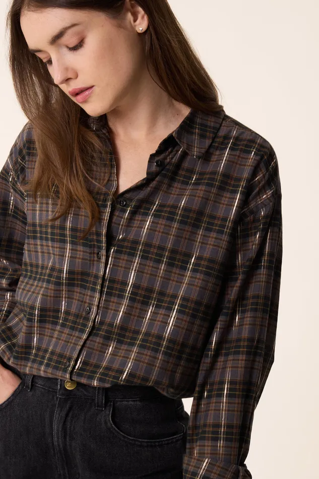 Women Shirt Volea Sadani Chemise Coton Multicolore Des Petits Hauts Blouses Shirts and Tops