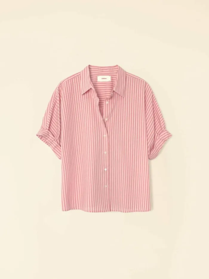Women Shirts Xirena Cameo Rose Teddy Shirt