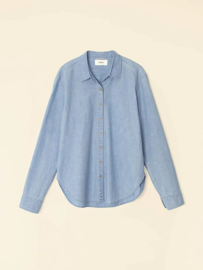 Women Shirts Xirena Dusty Blue Beau Shirt