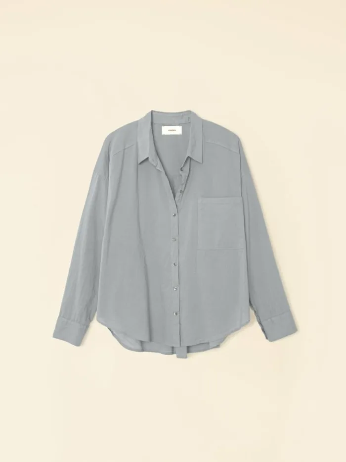 Women Shirts Xirena Stone Grey Jordy Shirt