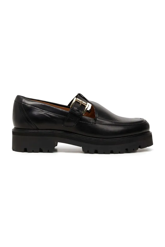 Women Shoes Phany Noir Mary Jane Cuir Noir Des Petits Hauts Shoes and Socks
