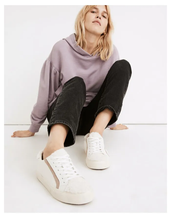 Women Sidewalk Low Top Sneakers In Leather Ashen Silver Multi Madewell Sneakers Women Sidewalk Low Top Sneakers In Leather Ashen Silver Multi Madewell Sneakers