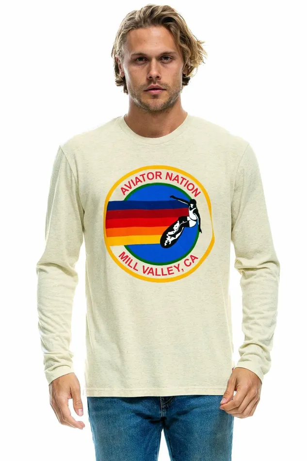 Women SIGNATURE MILL VALLEY LONG SLEEVE TEE 8211 VINTAGE WHITE Aviator Nation UnisexTees Women SIGNATURE MILL VALLEY LONG SLEEVE TEE 8211 VINTAGE WHITE Aviator Nation UnisexTees