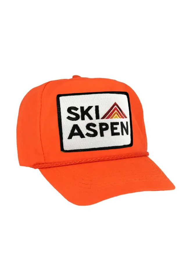 Women SKI ASPEN 8211 VINTAGE NYLON TRUCKER HAT Aviator Nation TruckerHats Women SKI ASPEN 8211 VINTAGE NYLON TRUCKER HAT Aviator Nation TruckerHats