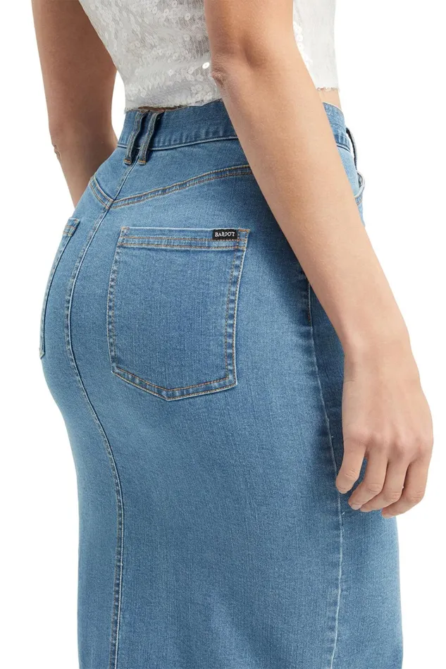 Women Skirts Bardot Demi Denim Midi Skirt In Vintage Vintage Women Skirts Bardot Demi Denim Midi Skirt In Vintage Vintage