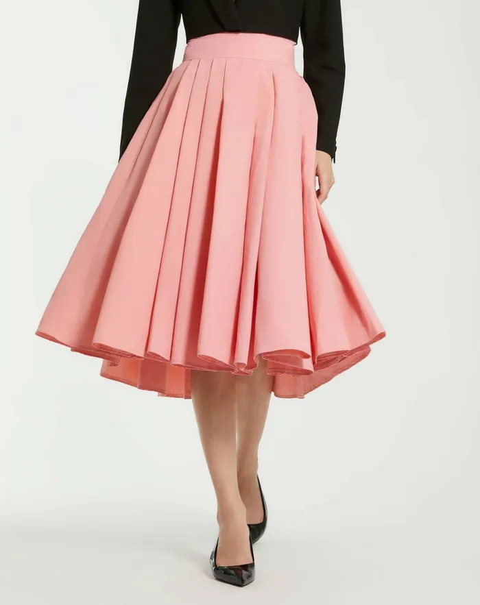 Women Skirts Mac Duggal The Bubbly Faille High Waisted Midi Full Circle Skirt 8211 FINAL SALE Hibiscus Women Skirts Mac Duggal The Bubbly Faille High Waisted Midi Full Circle Skirt 8211 FINAL SALE Hibiscus