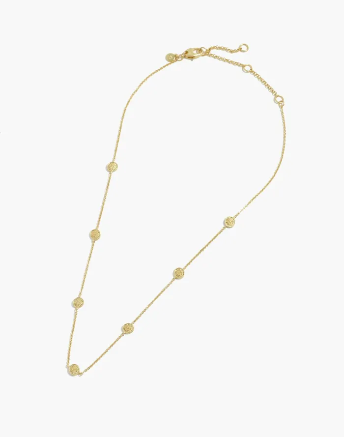 Women Solar Station Necklace Vintage Gold Madewell Necklaces Women Solar Station Necklace Vintage Gold Madewell Necklaces