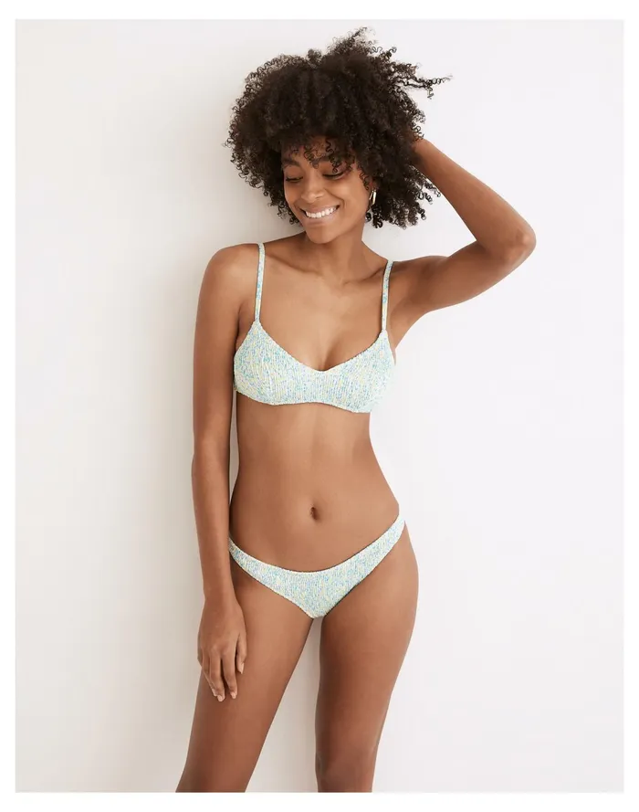 Women Solid and Striped Rachel Smocked Bikini Bottom In Painted Ditsy Floral Painted Ditsy Floral Madewell Swim Women Solid and Striped Rachel Smocked Bikini Bottom In Painted Ditsy Floral Painted Ditsy Floral Madewell Swim