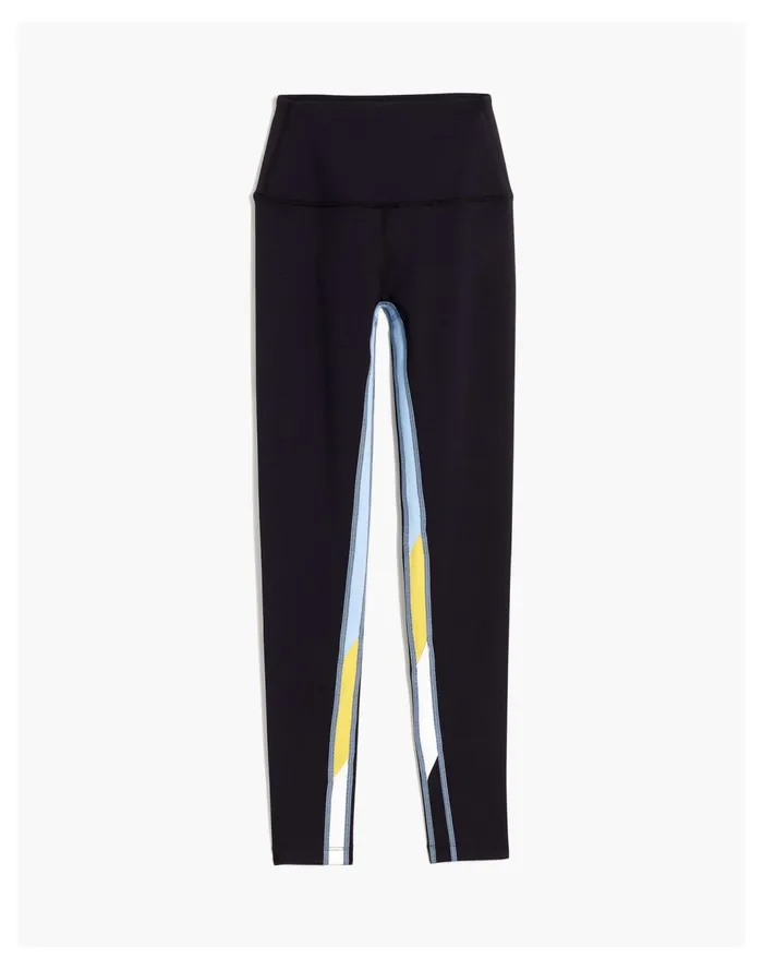 Women Splits59 Recycled Techflex Iselin High Waisted 78 Leggings In Black Colorblock Black Madewell Activewear Women Splits59 Recycled Techflex Iselin High Waisted 78 Leggings In Black Colorblock Black Madewell Activewear