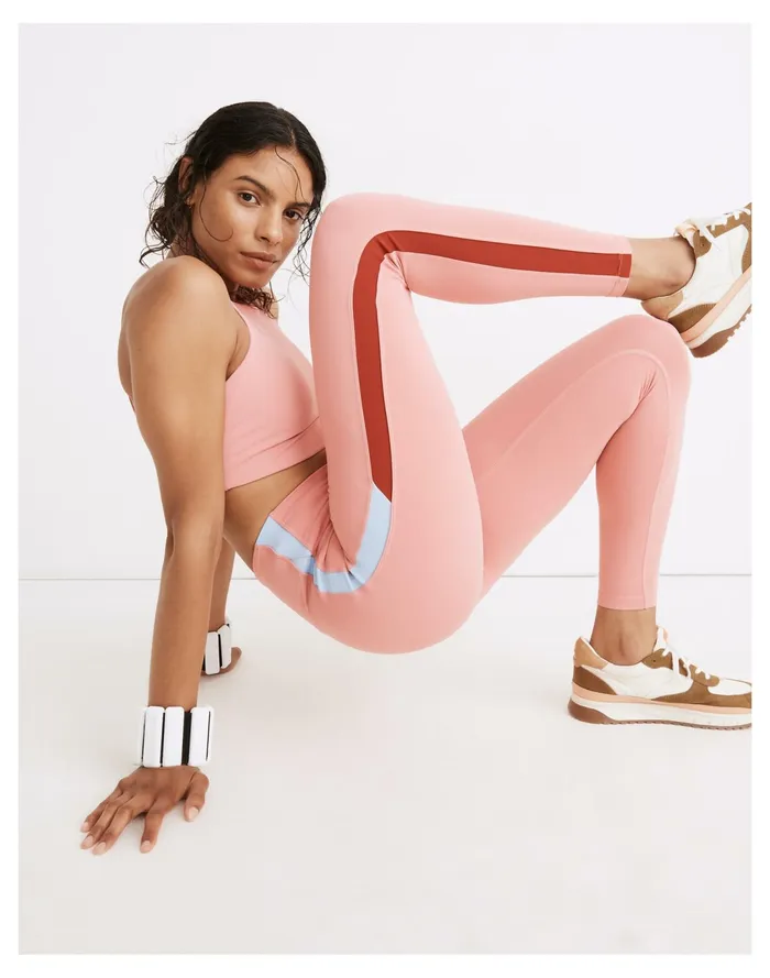 Women Splits59 Techflex Claudia High Waisted 78 Leggings In Tuberose Tuberose Madewell Activewear
