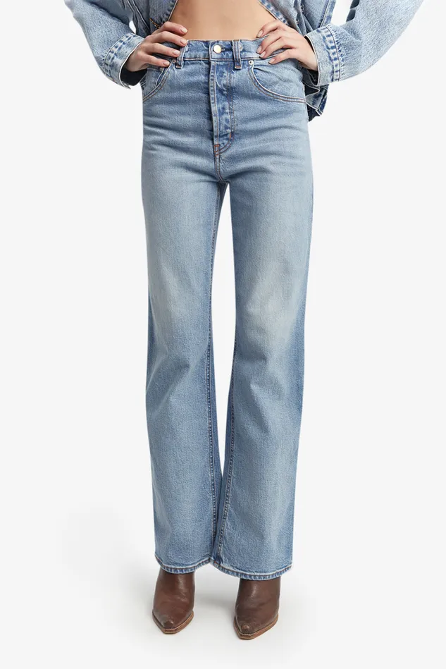 Women Straight Jeans Bardot Nouvelle Straight Leg Jeans In Vintage Vintage