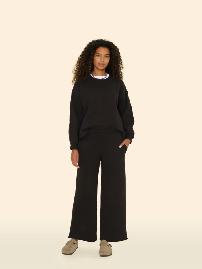 Women Sweats and Tees Xirena Black Emmette Sweatpant