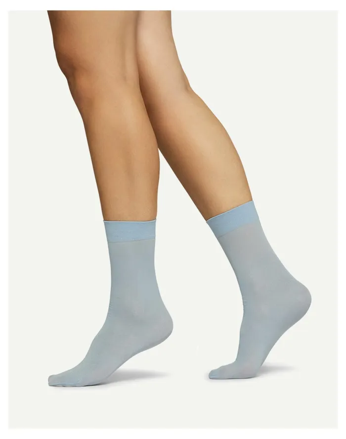 Women Swedish Stockings Malin Shimmery Socks Light Blue Madewell Socks Women Swedish Stockings Malin Shimmery Socks Light Blue Madewell Socks