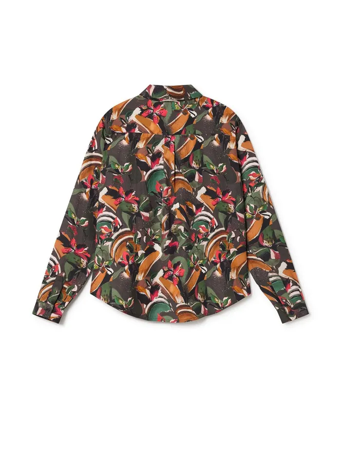 Women Tanegashima 8211 Abstract Flowers TWOTHIRDS Shirts