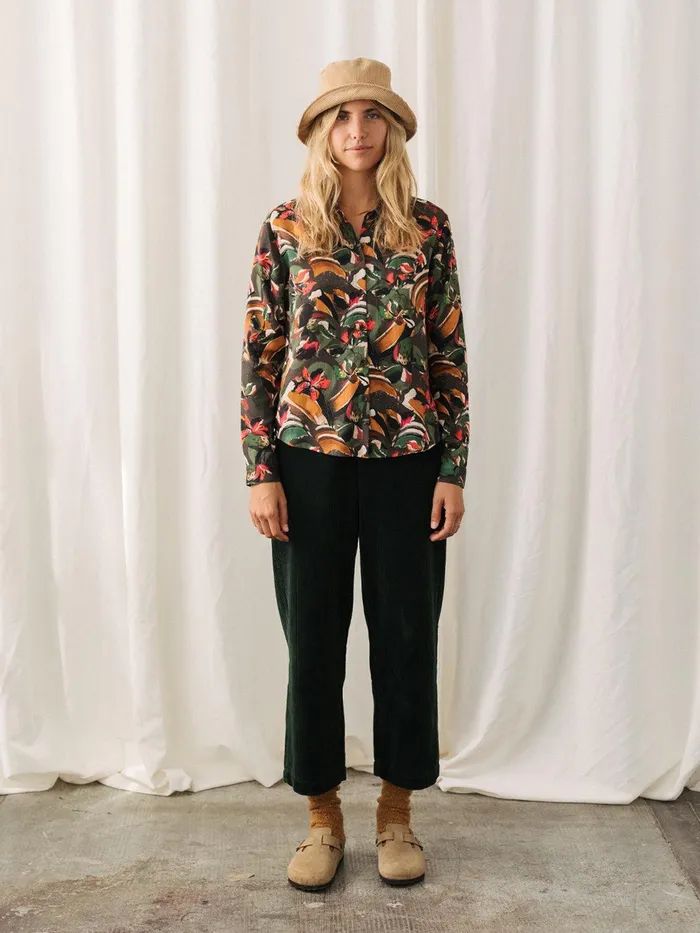 Women Tanegashima 8211 Abstract Flowers TWOTHIRDS Shirts