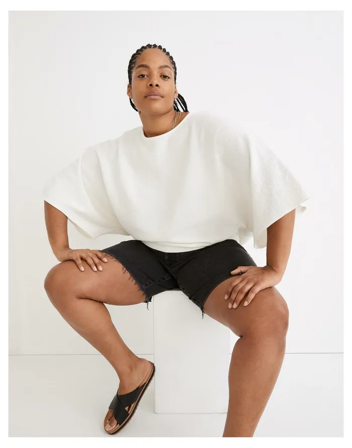 Women Textural Tie Back Top Lighthouse Madewell Tops and Shirts