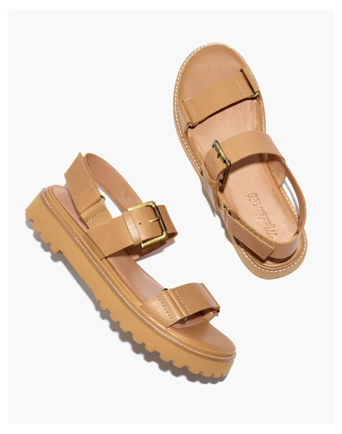 Women The Cady Lugsole Sandal Desert Camel Madewell Sandals