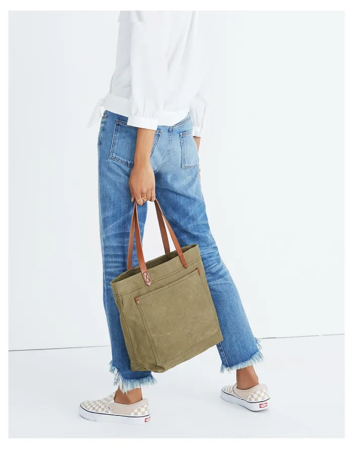 Women The Canvas Medium Transport Tote Distant Surplus Madewell Bag Straps Women The Canvas Medium Transport Tote Distant Surplus Madewell Bag Straps