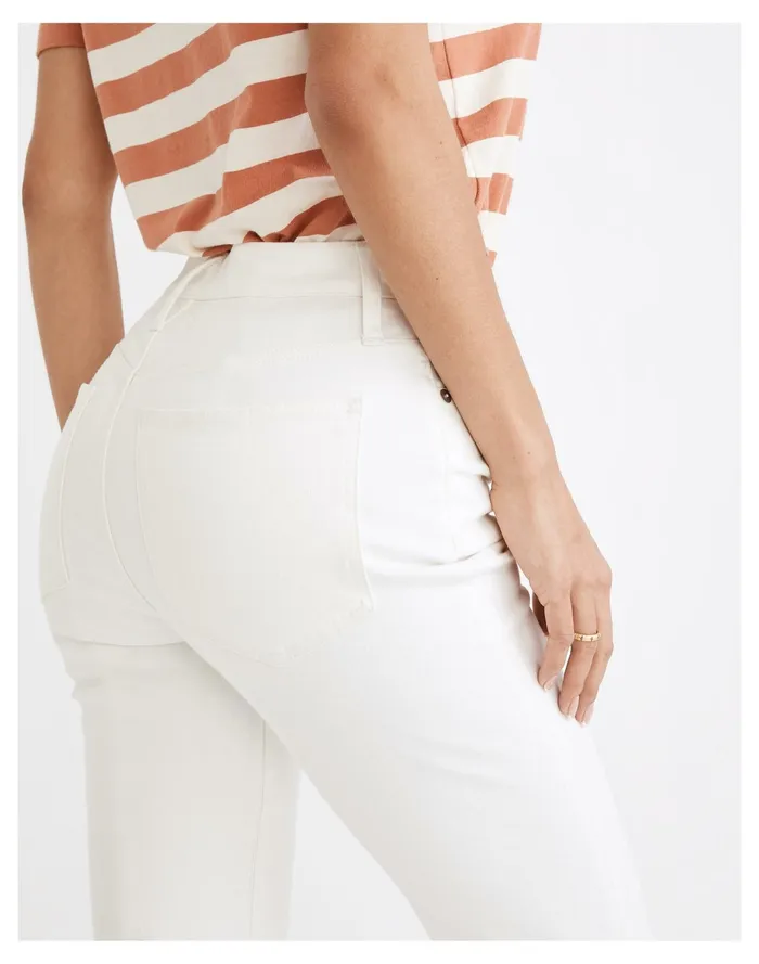 Women The Curvy Perfect Vintage Jean In Tile White Tile White Madewell Jeans Women The Curvy Perfect Vintage Jean In Tile White Tile White Madewell Jeans