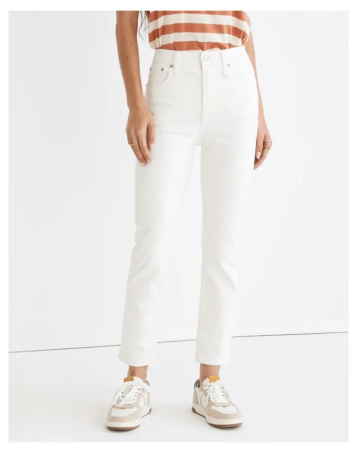 Women The Curvy Perfect Vintage Jean In Tile White Tile White Madewell Jeans Women The Curvy Perfect Vintage Jean In Tile White Tile White Madewell Jeans