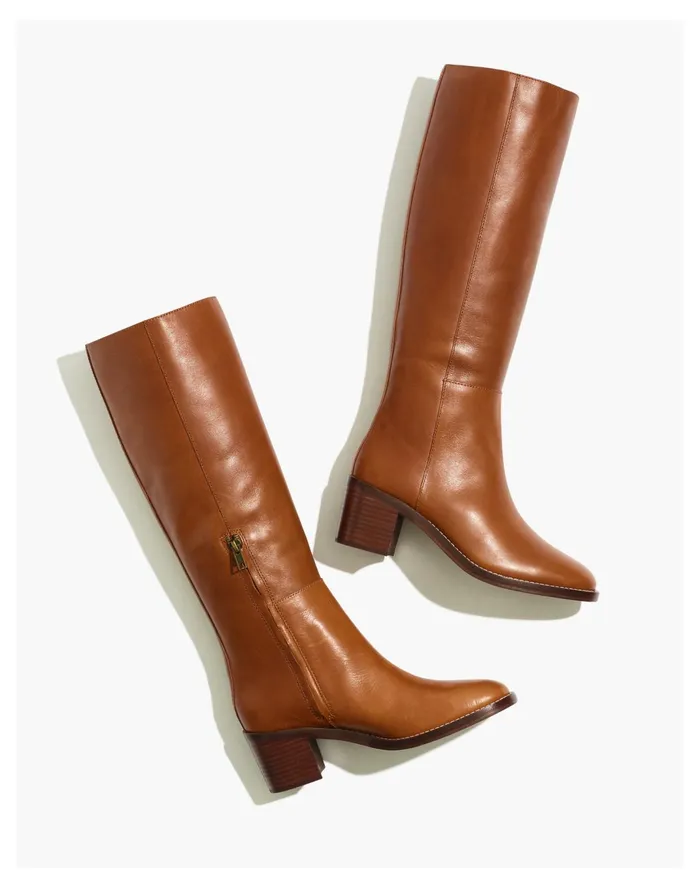 Women The Francie Tall Boot Dried Maple Madewell Boots