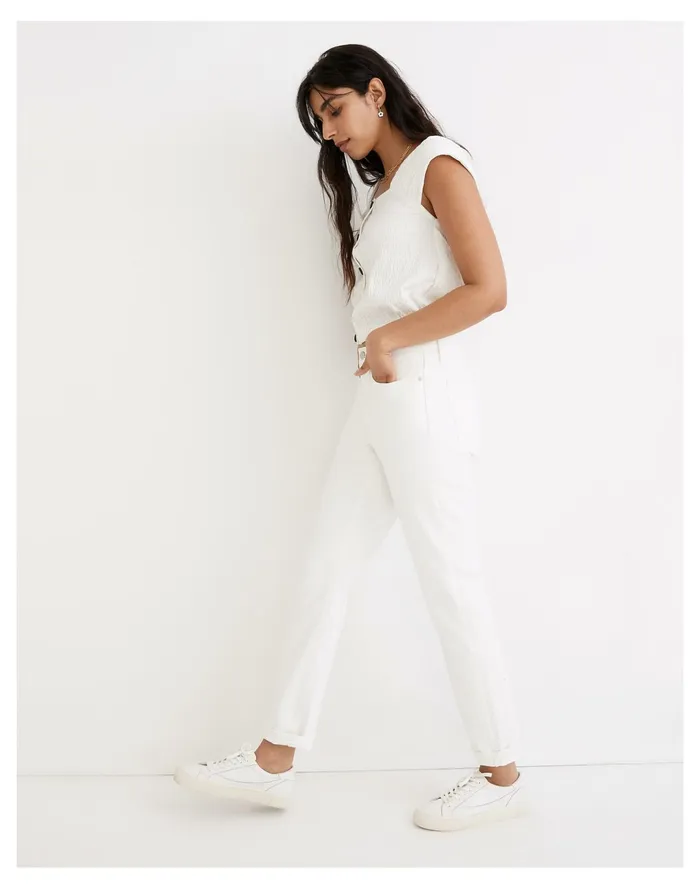 Women The Girljean In Tile White Tile White Madewell Jeans Women The Girljean In Tile White Tile White Madewell Jeans