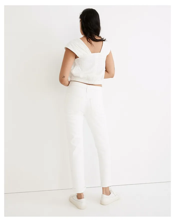 Women The Girljean In Tile White Tile White Madewell Jeans Women The Girljean In Tile White Tile White Madewell Jeans