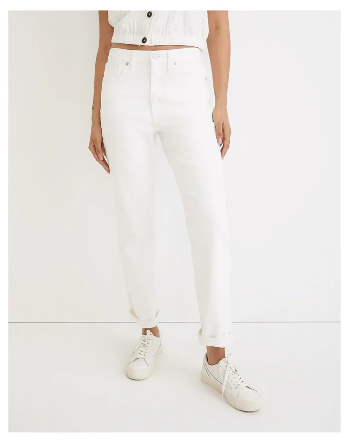 Women The Girljean In Tile White Tile White Madewell Jeans Women The Girljean In Tile White Tile White Madewell Jeans
