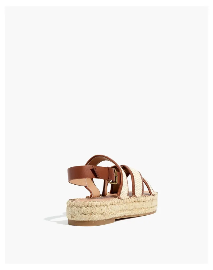 Women The Julie Espadrille Sandal Rich Brown Multi Madewell Sandals Women The Julie Espadrille Sandal Rich Brown Multi Madewell Sandals