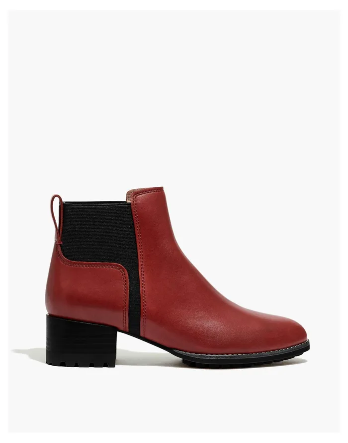 Women The Kathleen Lugsole Boot Rusted Burgundy Madewell Boots Women The Kathleen Lugsole Boot Rusted Burgundy Madewell Boots