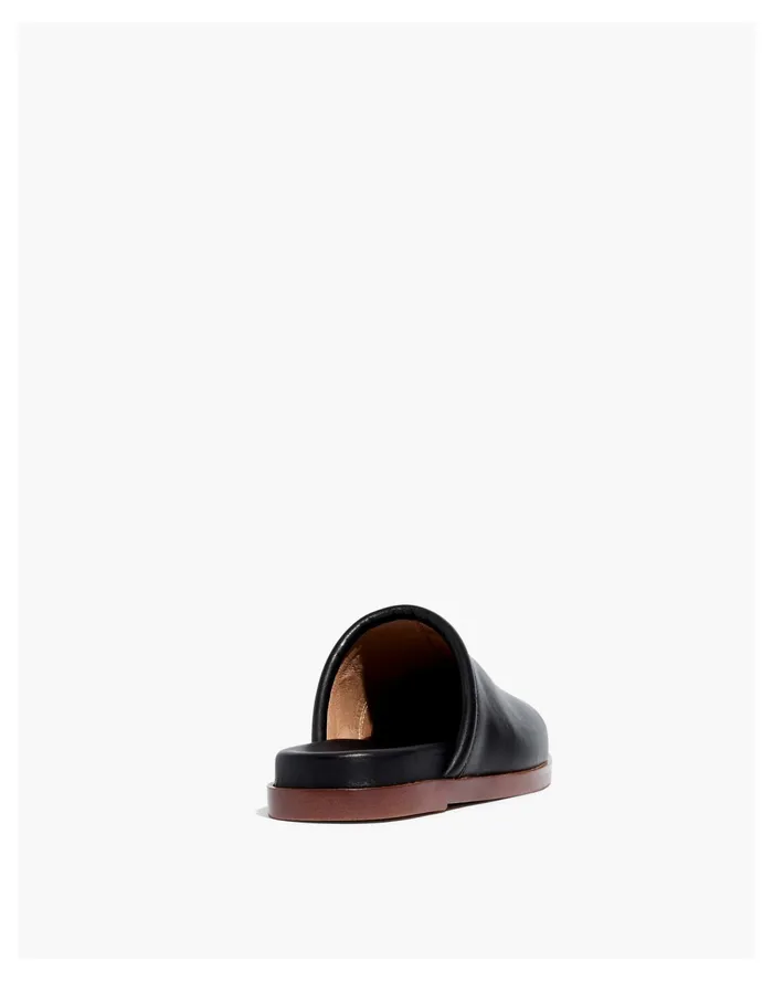 Women The Louisa Mule True Black Madewell Flats Women The Louisa Mule True Black Madewell Flats