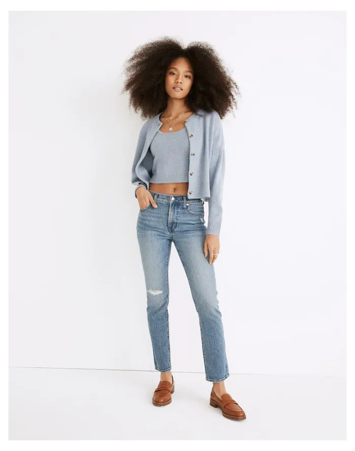 Women The Mid Rise Perfect Vintage Jean In Ainsdale Wash Ainsdale Wash Madewell Jeans