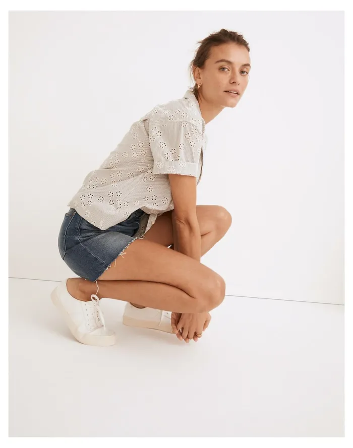Women The Perfect Long Jean Short In Lanewood Wash Lanewood Wash Madewell Shorts Women The Perfect Long Jean Short In Lanewood Wash Lanewood Wash Madewell Shorts