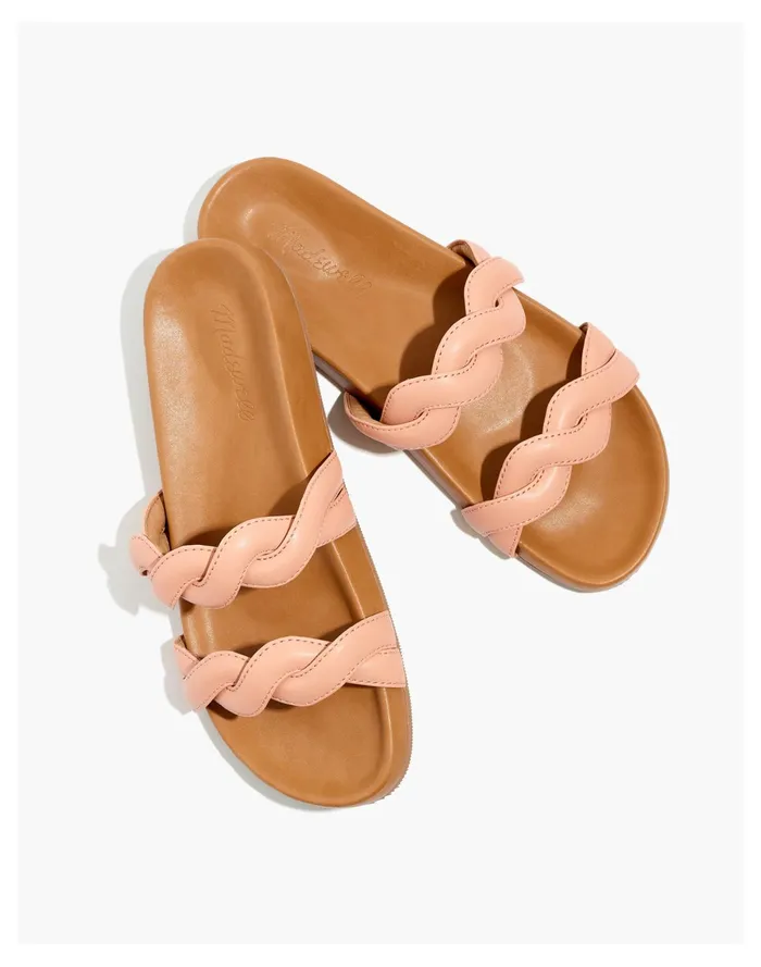 Women The Walker Slide Sandal Antique Coral Madewell Sandals
