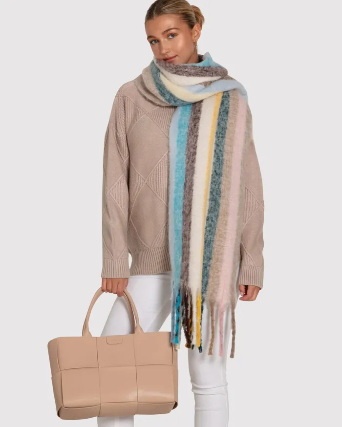 Women Tops Belle and Bloom The Academy Turtleneck Jumper 8211 Oat