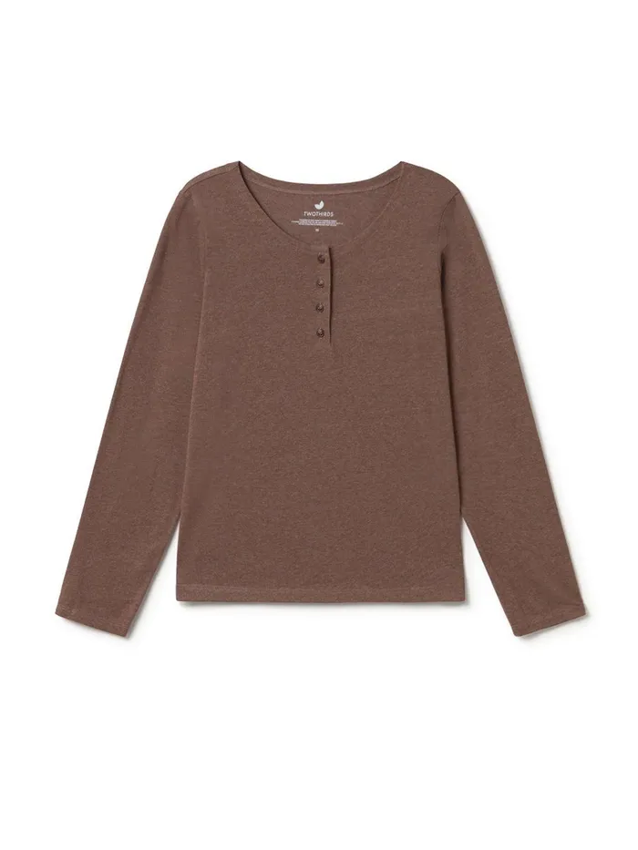 Women Tops Women 8211 Salthill 8211 Cappuccino TWOTHIRDS Tops