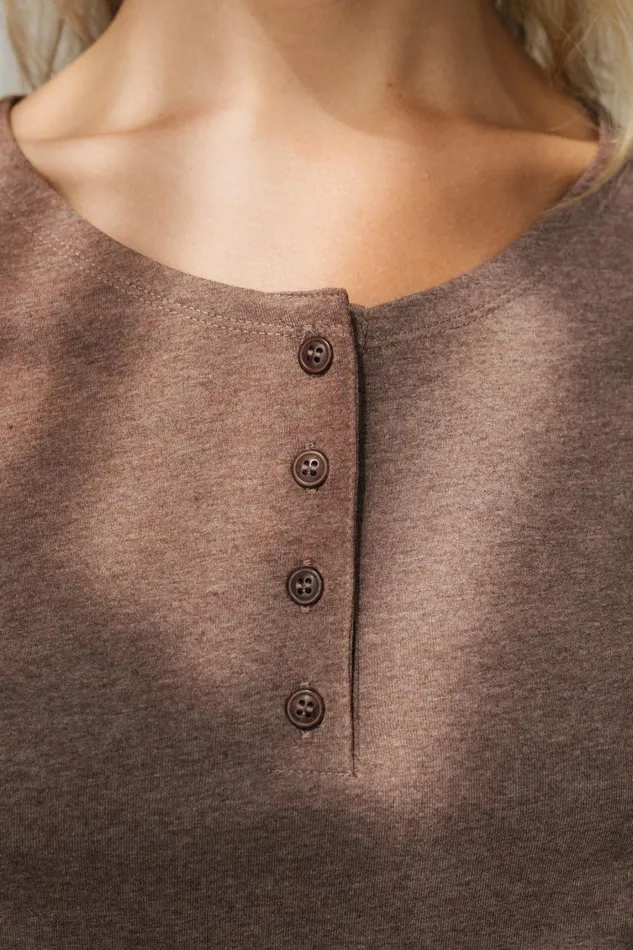 Women Tops Women 8211 Salthill 8211 Cappuccino TWOTHIRDS Tops