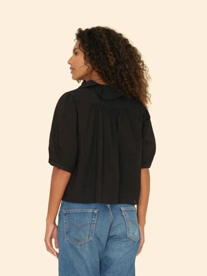 Women Tops Xirena Black Caspia Top