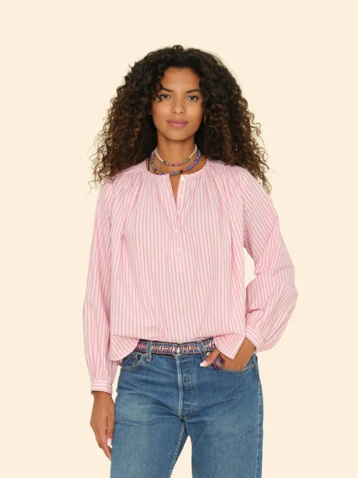 Women Tops Xirena Cameo Rose Hennessy Top