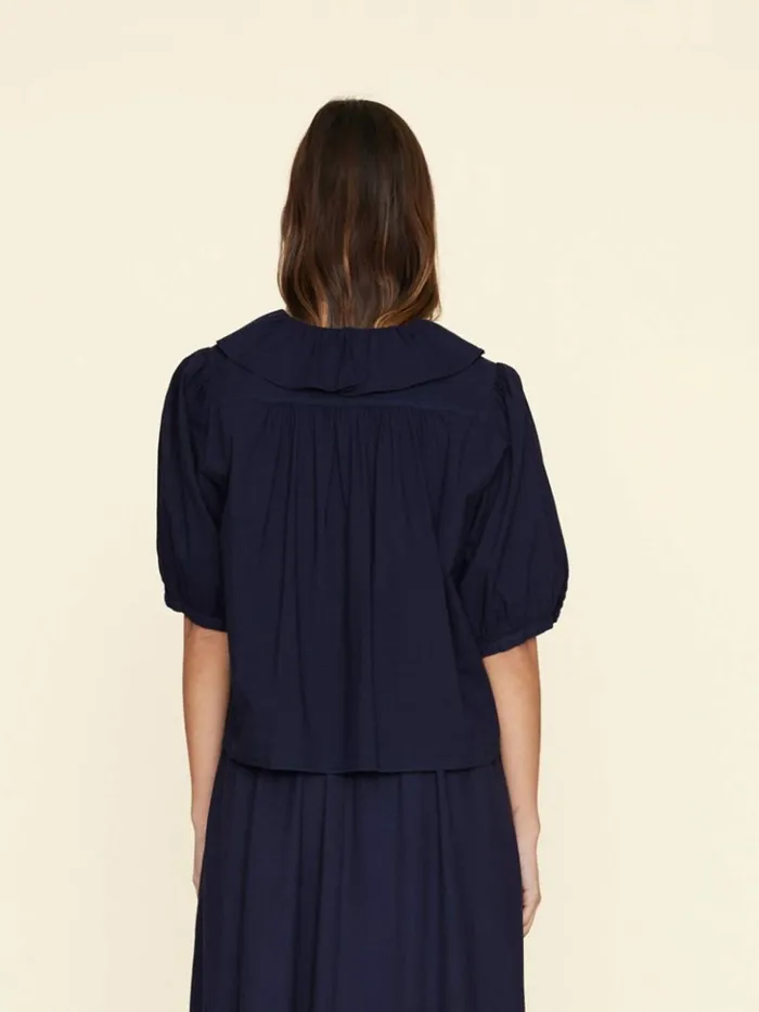Women Tops Xirena Navy Caspia Top