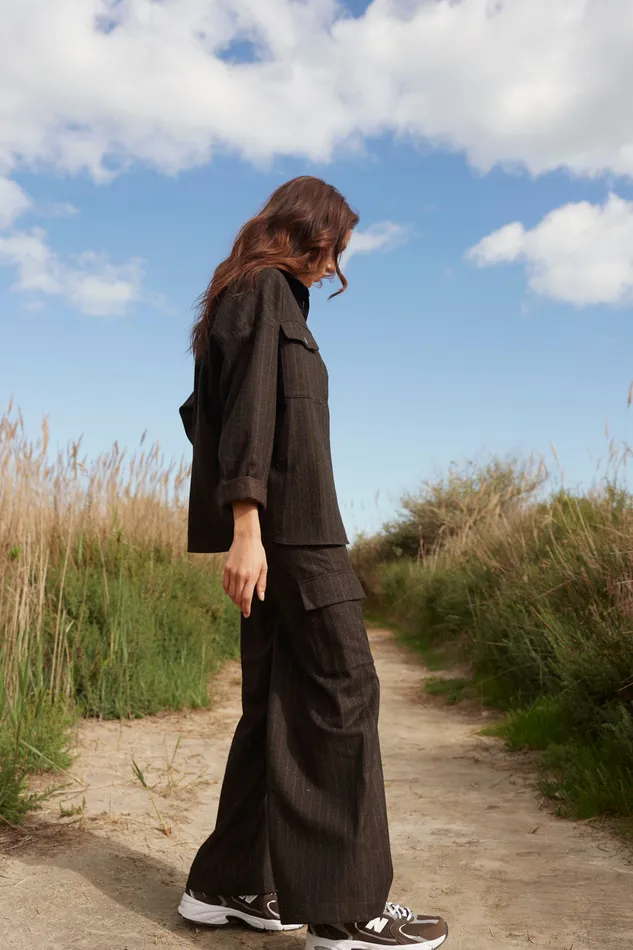 Women Trousers Sable Asali Pantalon Laine Gris Fonc Des Petits Hauts Trousers and Jumpsuits Women Trousers Sable Asali Pantalon Laine Gris Fonc Des Petits Hauts Trousers and Jumpsuits