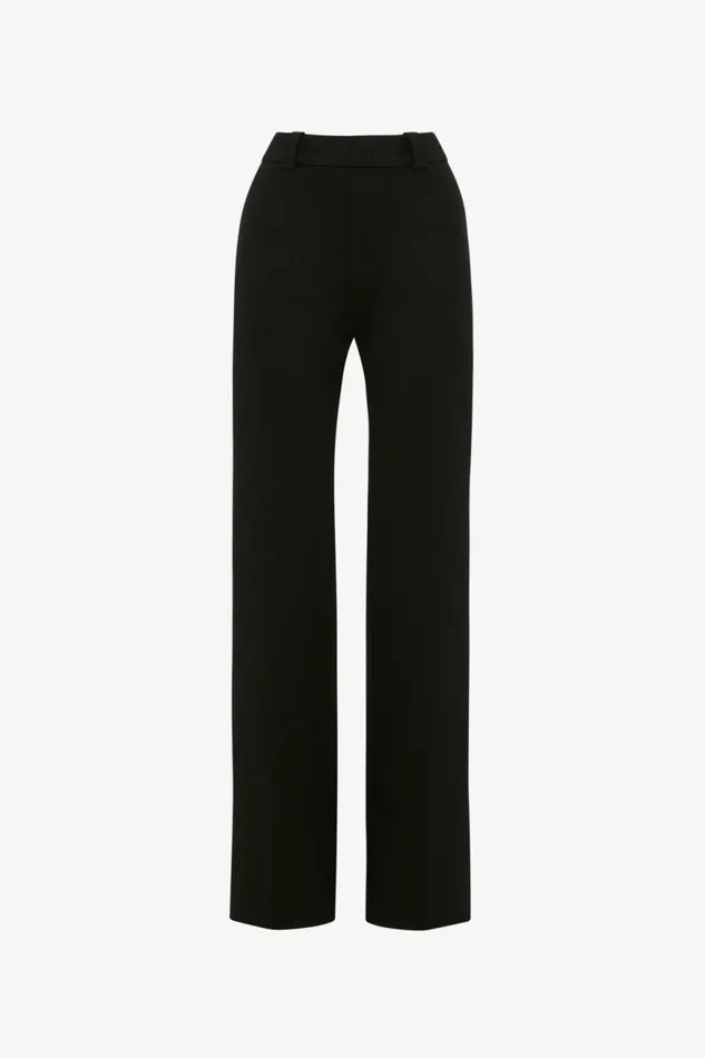 Women Trousers Victoria Beckham Tailored Straight Leg Trouser In Black